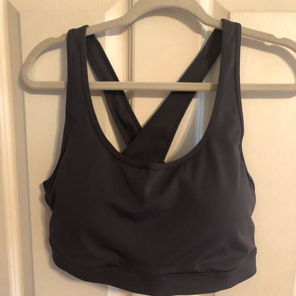 ID Idealogy Sports Bra - Size 2x - Charcoal Gray